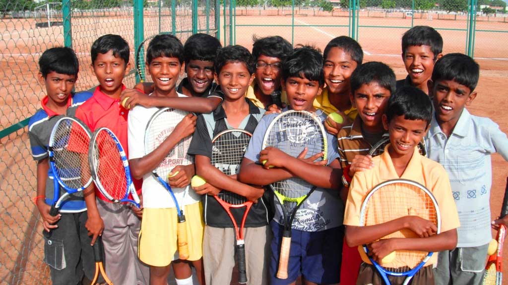 Los valores del tenis, también en India