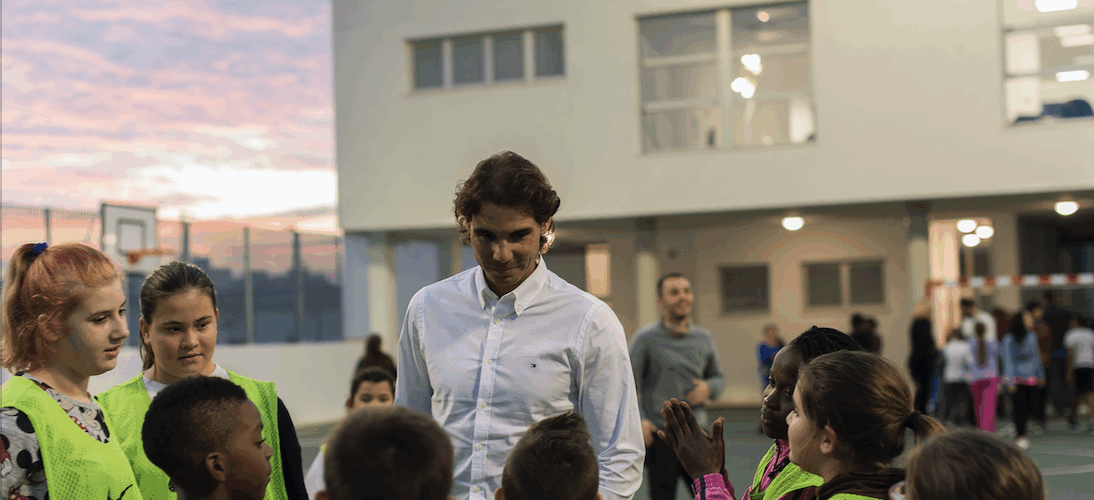 ‘Trabajo siempre con un objetivo: mejorar como jugador, y como persona”. Rafael Nadal