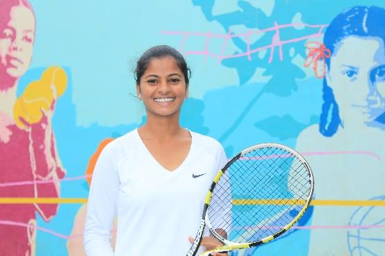 El tenis, trampolín a una vida mejor para Pallavi