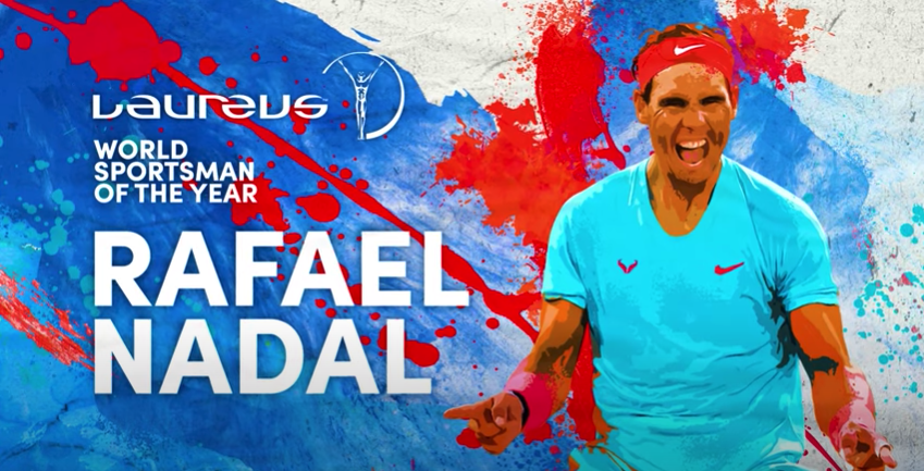 Rafa Nadal gana el Premio Laureus 2021