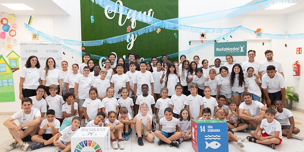 Concienciación sobre la Salud de los Océanos en el Centro Fundación Rafa Nadal de Palma con Fundación Silbon