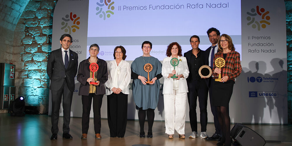 The Rafa Nadal Foundation has celebrated the awards ceremony of the II Rafa Nadal Foundation Awards in Palma de Mallorca